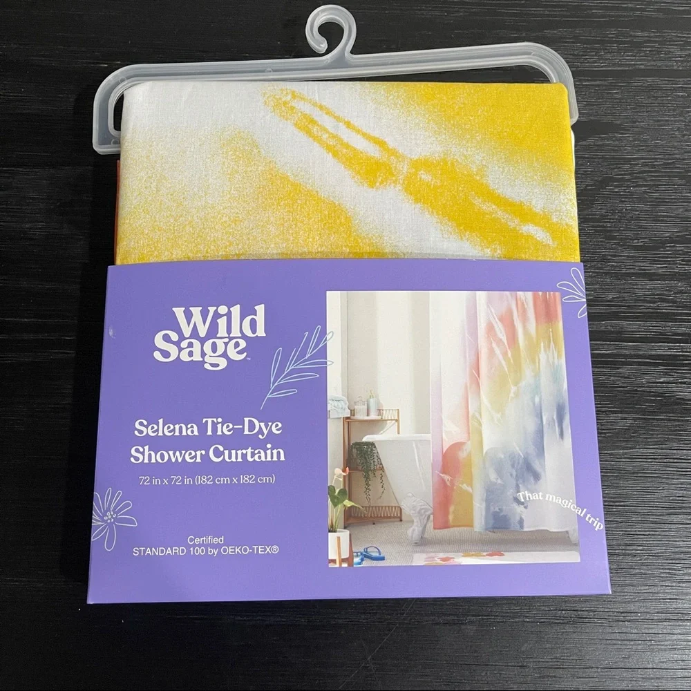 Wild sage shower curtain